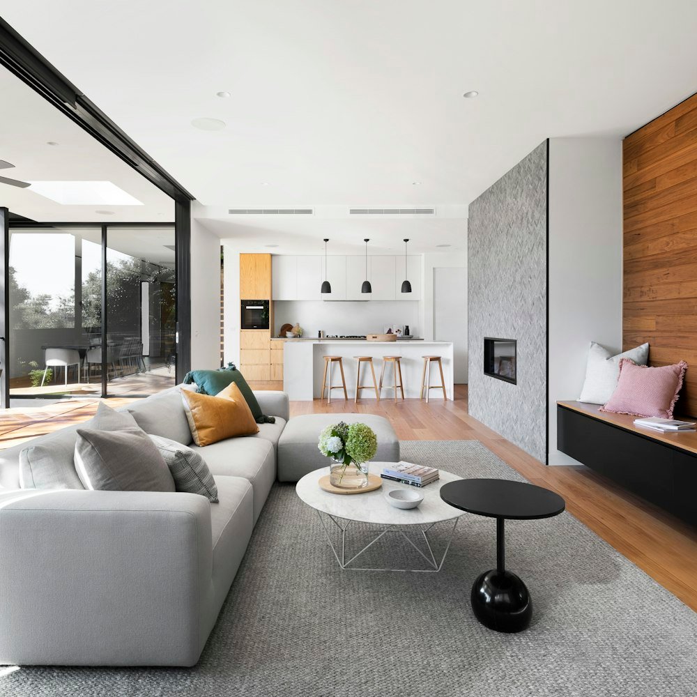 Commercial reception and lounge interior