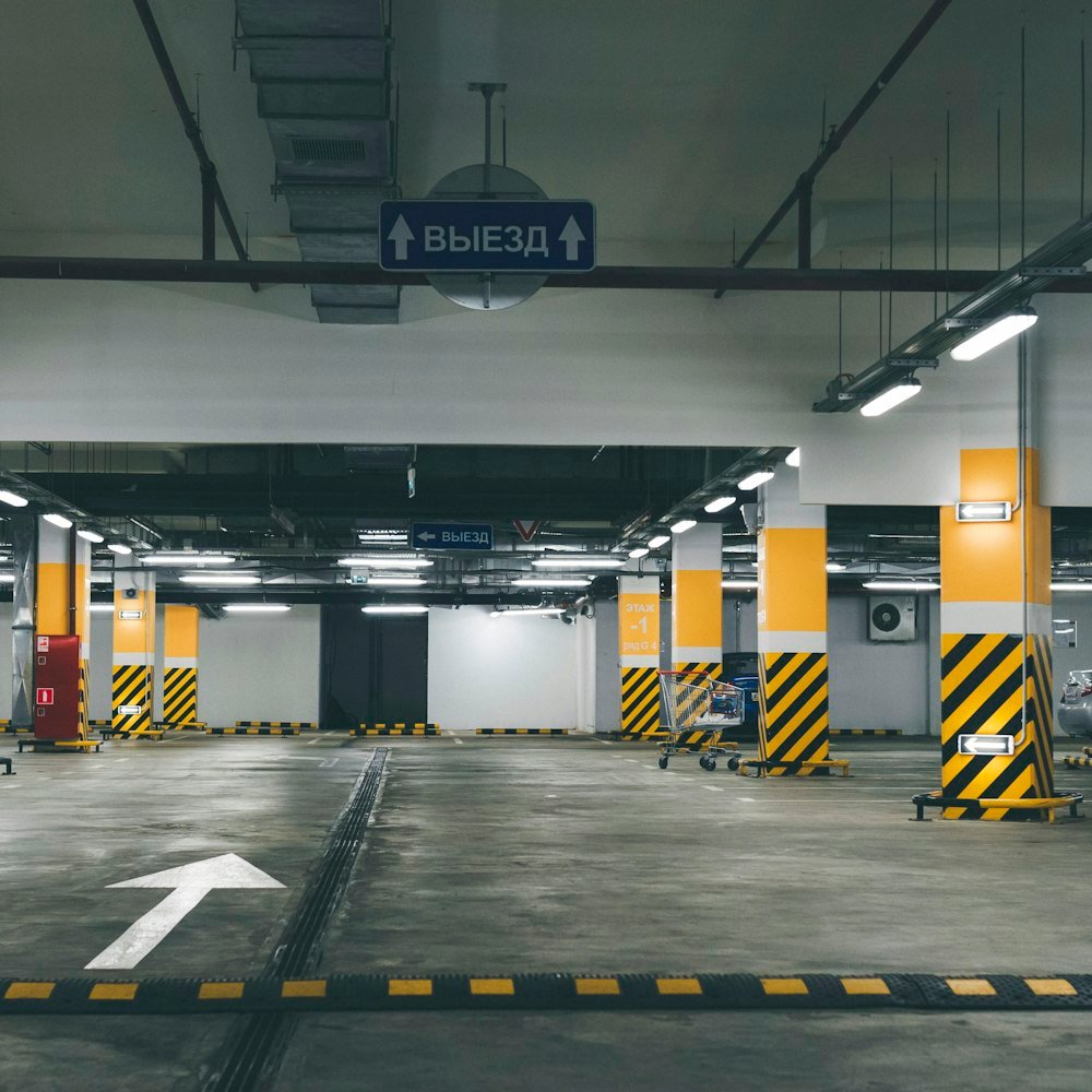 Industrial parking structure